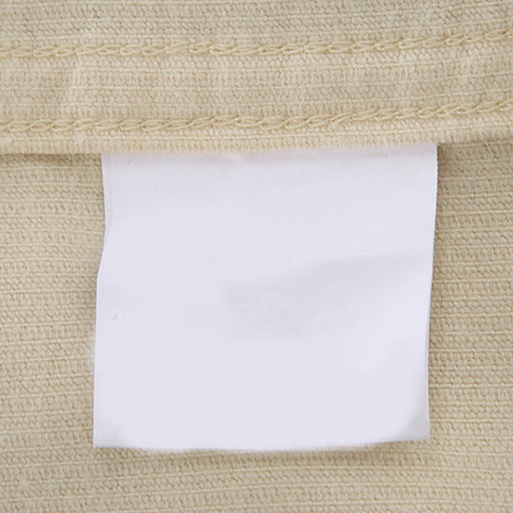 Camicia da uomo in velluto a coste di puro cotone a maniche lunghe con bottoni in tinta unita Buddha Stones - image 15