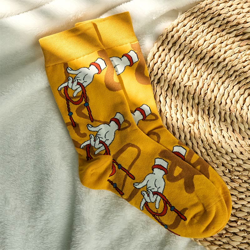 Calzini casual da donna con motivo Buddha Buddha Stones Sacred Hand Holding Red Rope Micro Crew - image 1