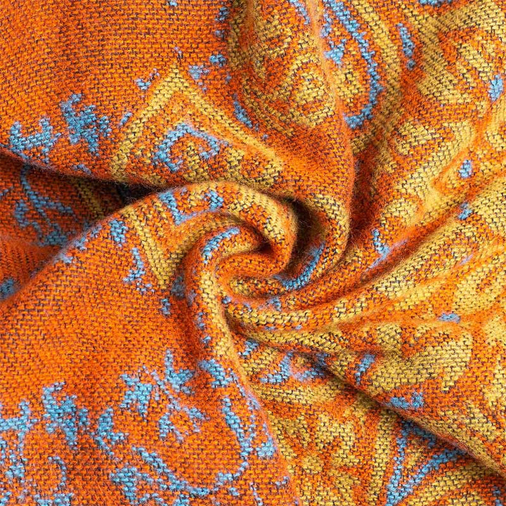 Sciarpa unisex con motivo floreale Paisley e motivo a contrasto di colori tibetano Buddha Stones - image 4
