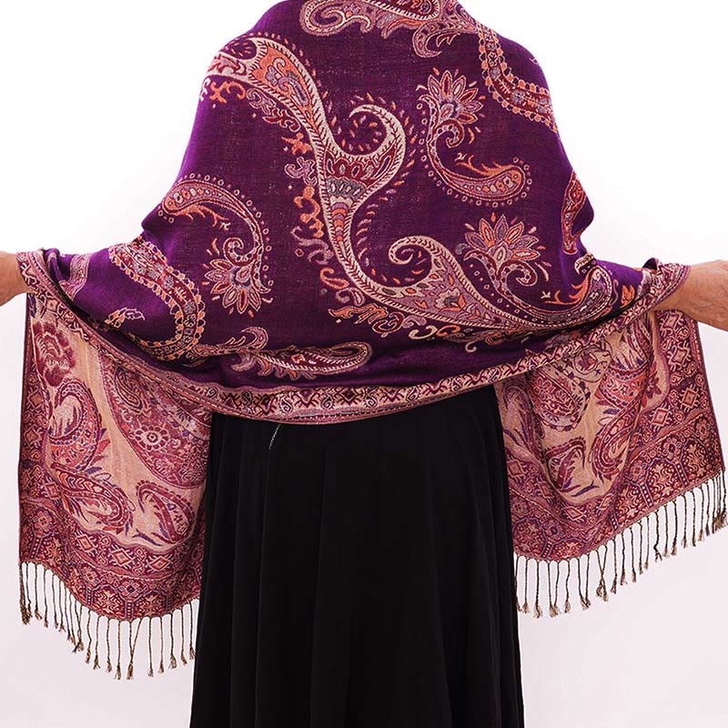 Buddha Stones con nappe e motivo floreale tibetano Paisley in stile bohémien - image 17