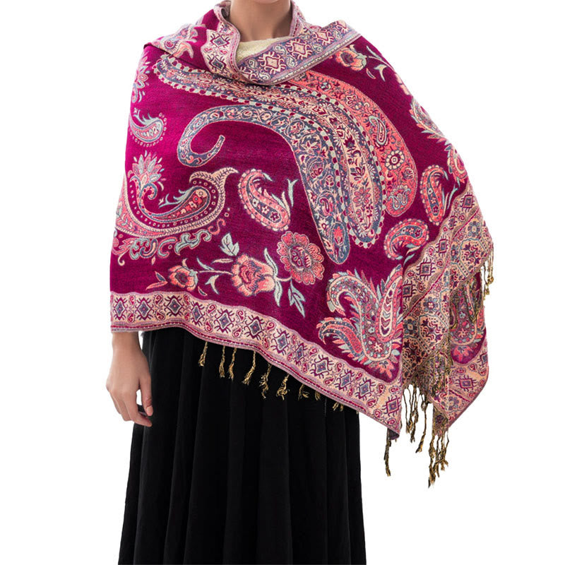 Buddha Stones con nappe e motivo floreale tibetano Paisley in stile bohémien - image 21