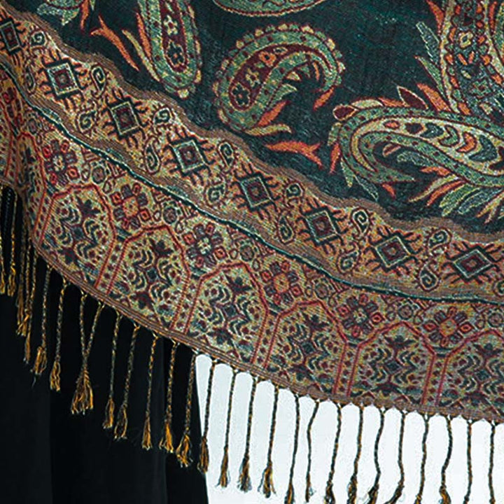 Buddha Stones con nappe e motivo floreale tibetano Paisley in stile bohémien - image 4