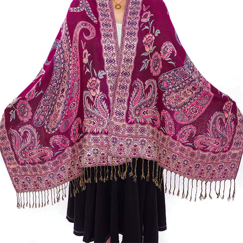 Buddha Stones con nappe e motivo floreale tibetano Paisley in stile bohémien - image 20