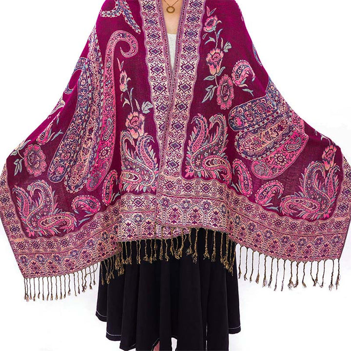 Buddha Stones con nappe e motivo floreale tibetano Paisley in stile bohémien - image 20