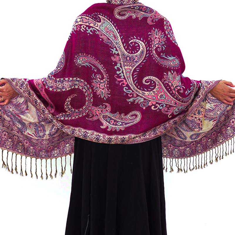 Buddha Stones con nappe e motivo floreale tibetano Paisley in stile bohémien - image 22