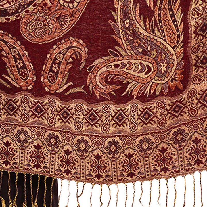 Buddha Stones con nappe e motivo floreale tibetano Paisley in stile bohémien - image 11