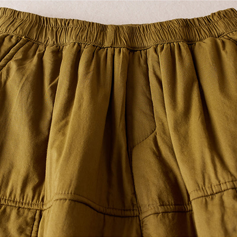 Pantaloni harem da donna semplici con tasche e stampa Buddha Stones - image 7