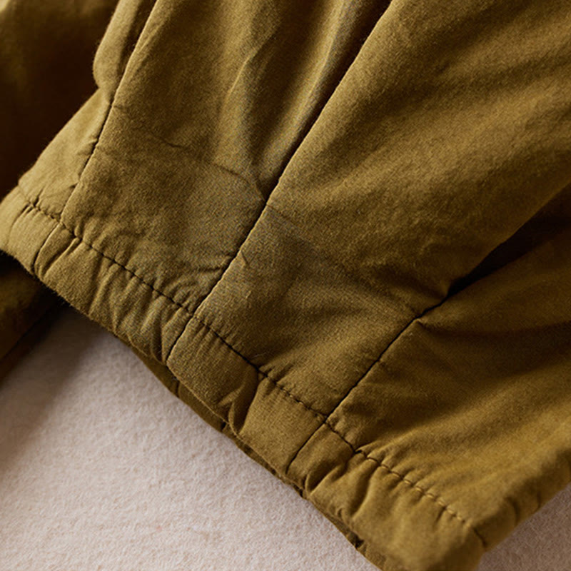 Pantaloni harem da donna Buddha Stones Plain con tasche - image 6