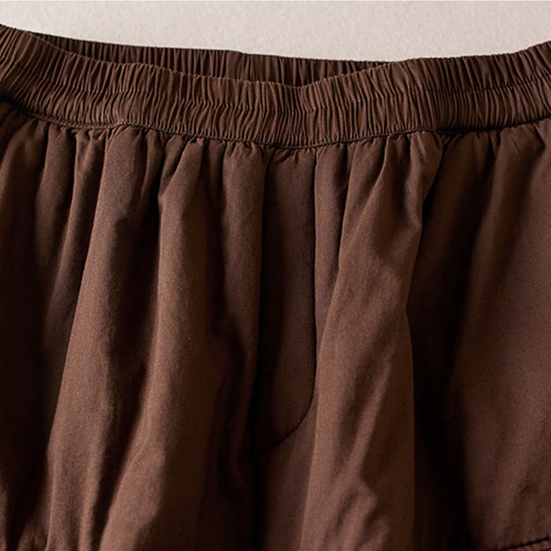 Pantaloni harem da donna semplici con tasche e stampa Buddha Stones - image 11