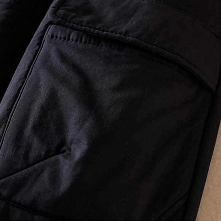 Pantaloni harem da donna in cotone spesso con tasche, imbottiti e semplici in cotone Buddha Stones - image 29