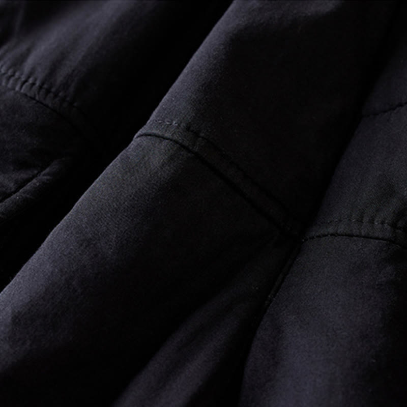 Pantaloni harem da donna in cotone spesso con tasche, imbottiti e semplici in cotone Buddha Stones - image 24