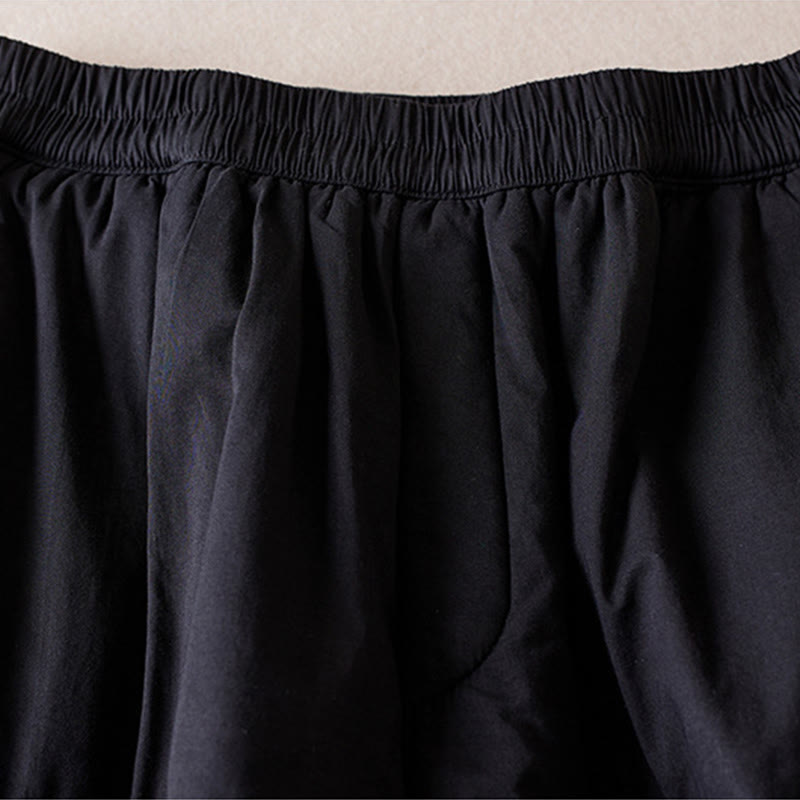 Pantaloni harem da donna semplici con tasche e stampa Buddha Stones - image 27