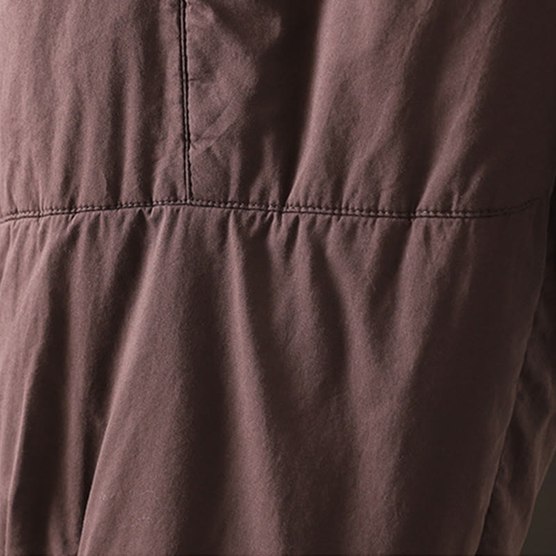 Pantaloni harem da donna in cotone imbottito caldo e semplice con tasche Buddha Stones - image 10