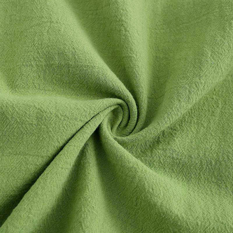 Buddha Stones 2 pezzi camicia a maniche lunghe con tasche pantaloni con coulisse meditazione cotone lino abbigliamento da donna set - image 4