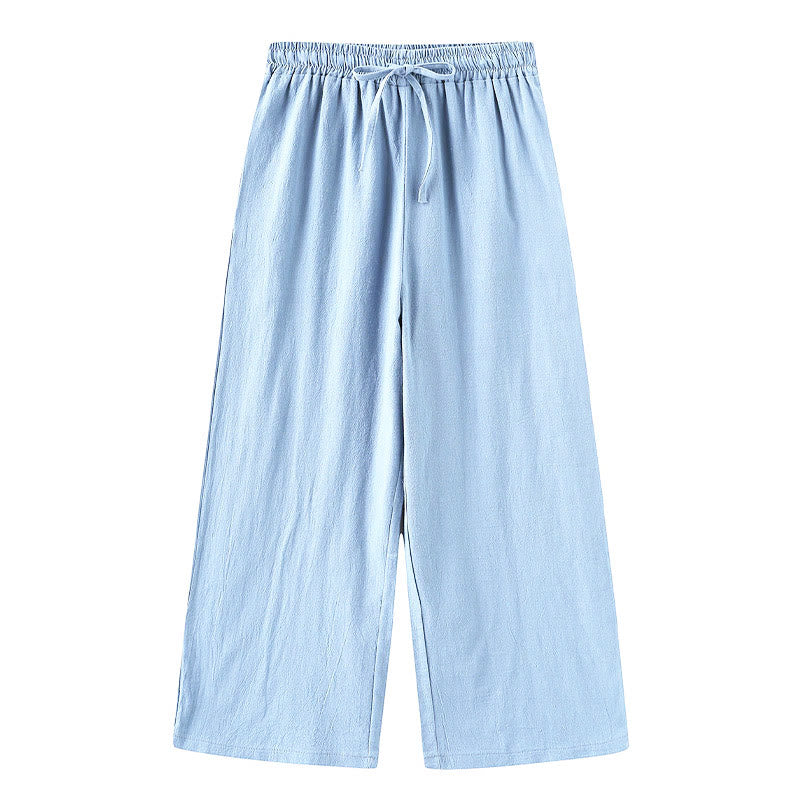 Completo da donna in cotone con stampa Buddha Stones, composto da 2 pezzi: maglia a maniche lunghe con tasche e pantaloni capri con coulisse, ideale per la meditazione. - image 27