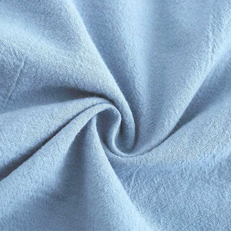 Buddha Stones 2 pezzi camicia a maniche lunghe con tasche pantaloni con coulisse meditazione cotone lino abbigliamento da donna set - image 28