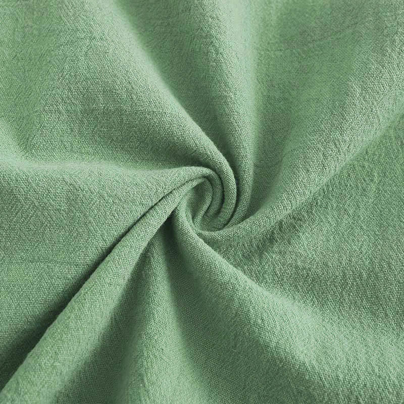 Buddha Stones 2 pezzi camicia a maniche lunghe con tasche pantaloni con coulisse meditazione cotone lino abbigliamento da donna set - image 46