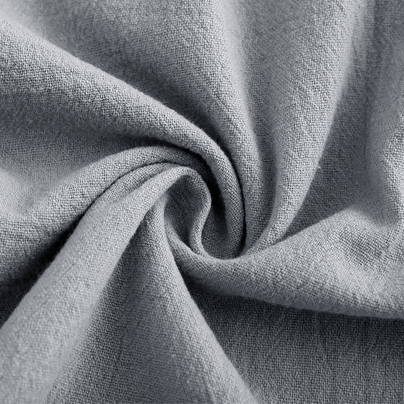 Buddha Stones 2 pezzi camicia a maniche lunghe con tasche pantaloni con coulisse meditazione cotone lino abbigliamento da donna set - image 53