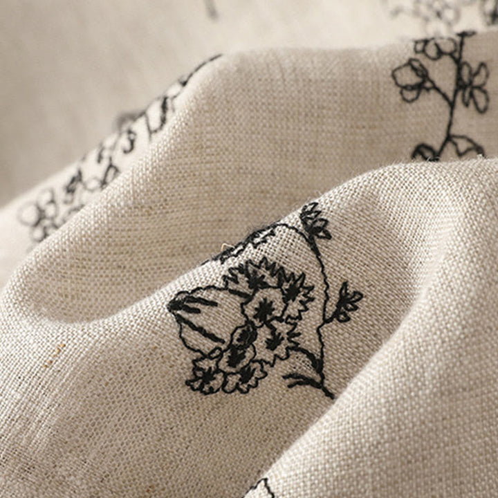 Giacca imbottita a maniche lunghe con bottoni a rana e tasche, stampa Buddha Stones da donna - image 11