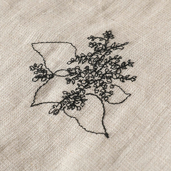 Giacca imbottita a maniche lunghe con bottoni a rana e tasche, stampa Buddha Stones da donna - image 10