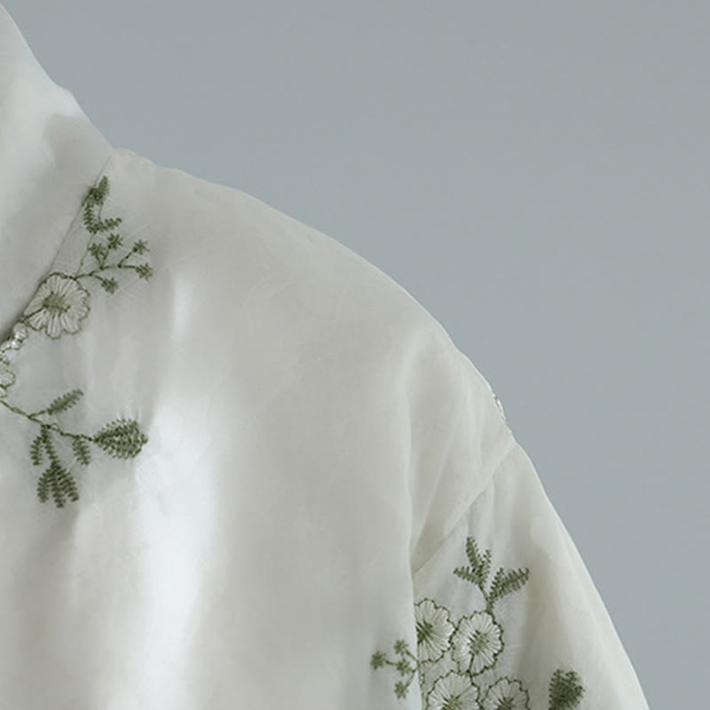 Giacca da donna con tasche, maniche lunghe, bottoni a rana e Buddha Stones - image 11