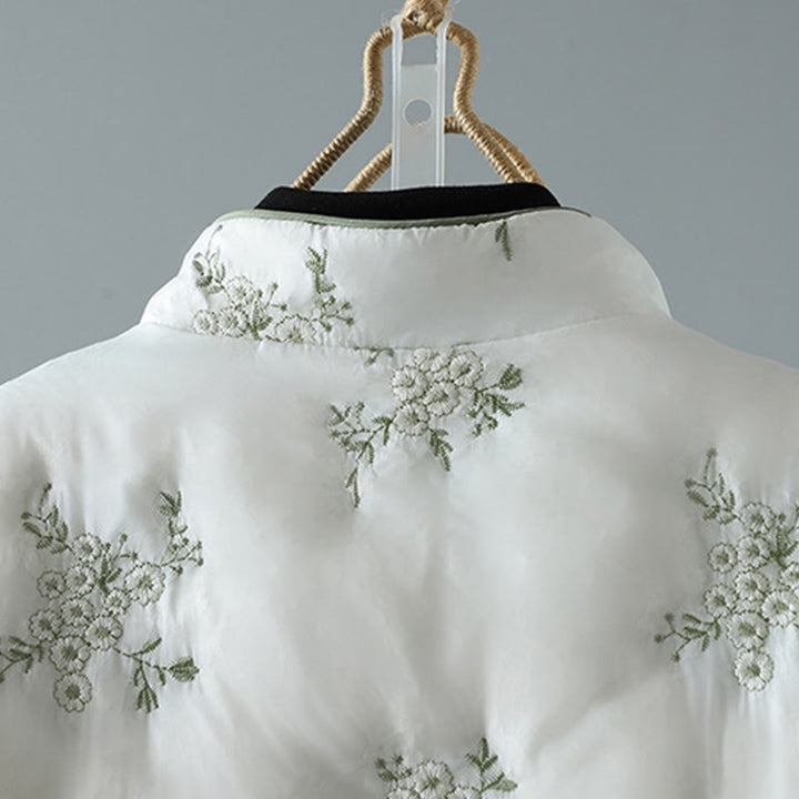 Giacca da donna con tasche, maniche lunghe, bottoni a rana e Buddha Stones - image 8