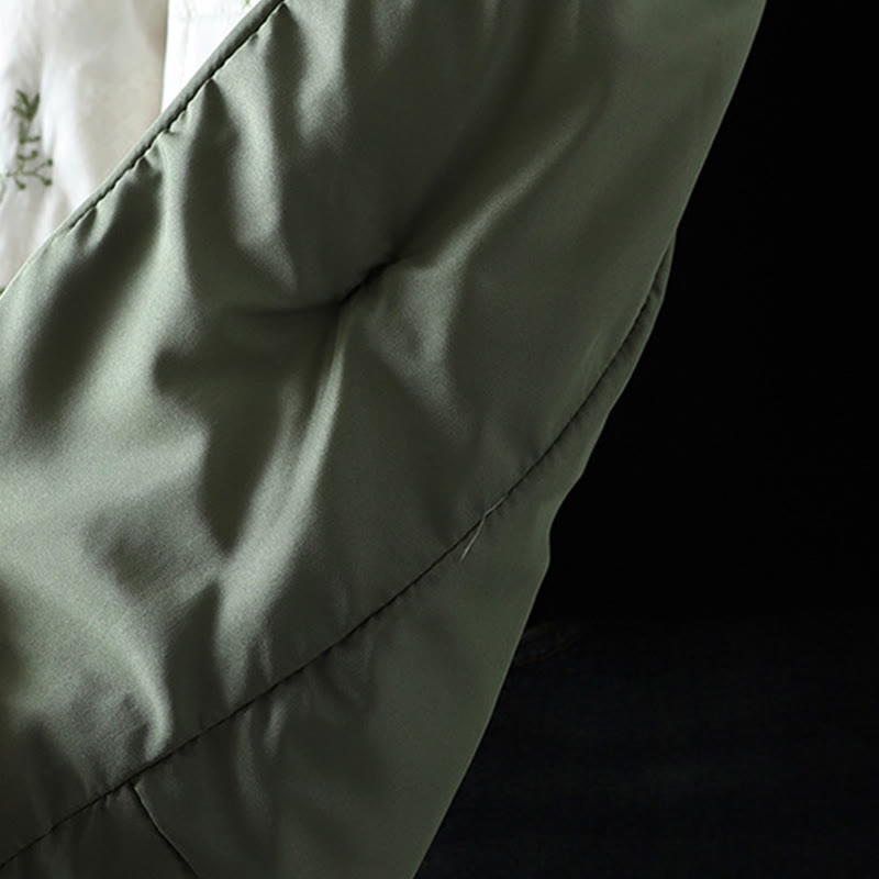 Giacca da donna con tasche, maniche lunghe, bottoni a rana e Buddha Stones - image 4