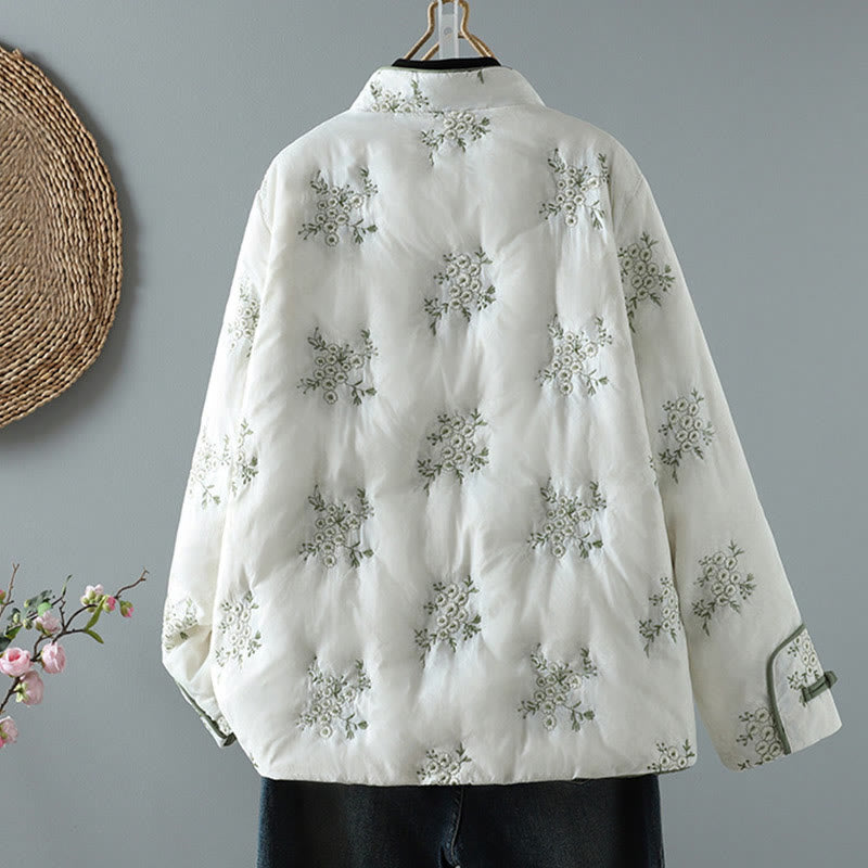 Giacca da donna con tasche, maniche lunghe, bottoni a rana e Buddha Stones - image 2