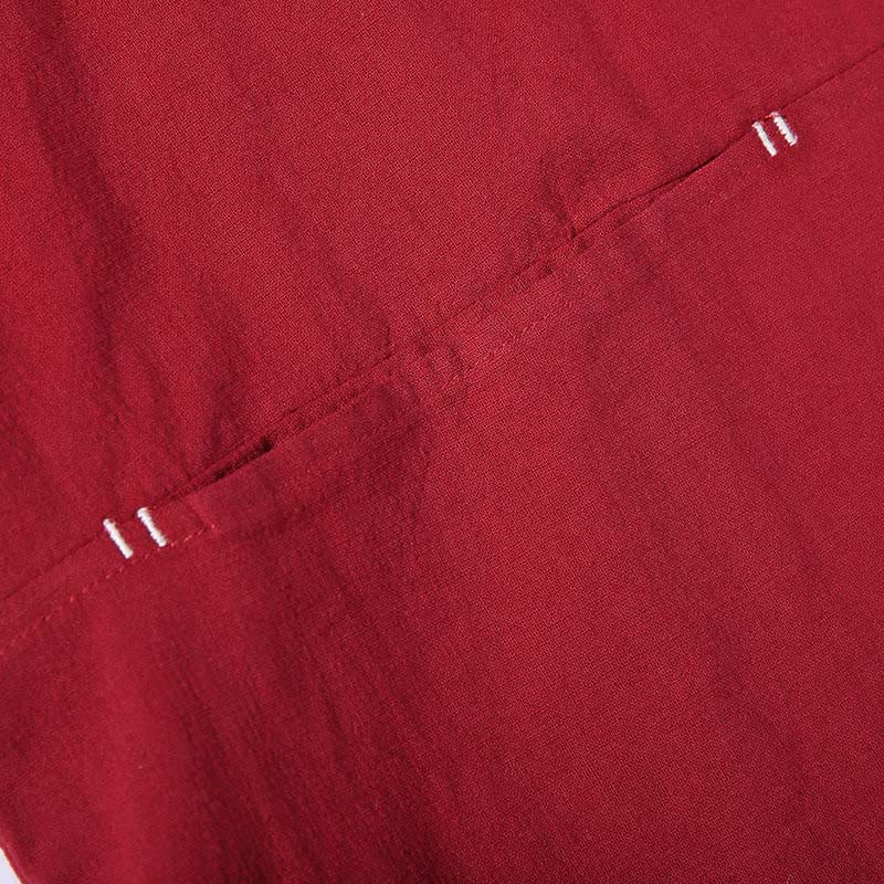 Giacca kimono da uomo con maniche a tre quarti, aperta sul davanti, tinta unita, con lacci Buddha Stones - image 9