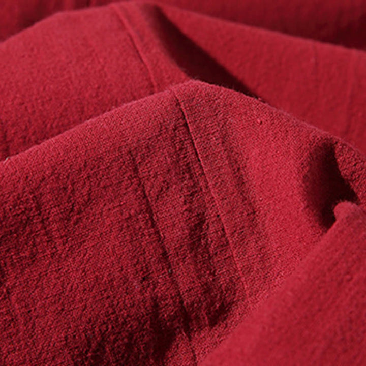 Kimono da uomo con maniche a tre quarti, ricamo di Buddha Stones White Crane e nuvole di buon auspicio - image 7