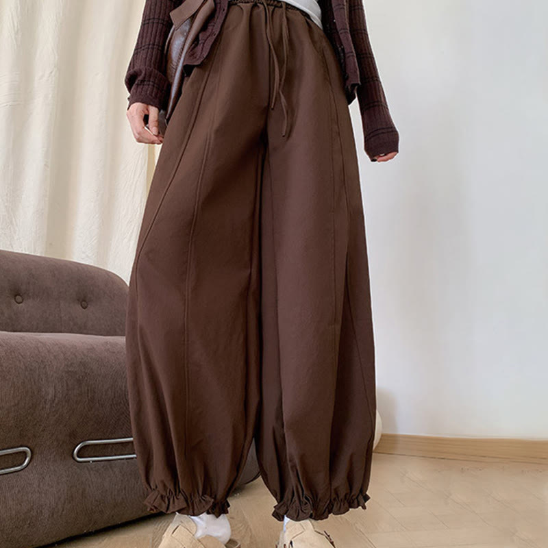 Pantaloni Bud da donna con coulisse e tasche, tinta unita , Buddha Stones - Siena - US6, UK/AU10, EU38 (XL) - image 0
