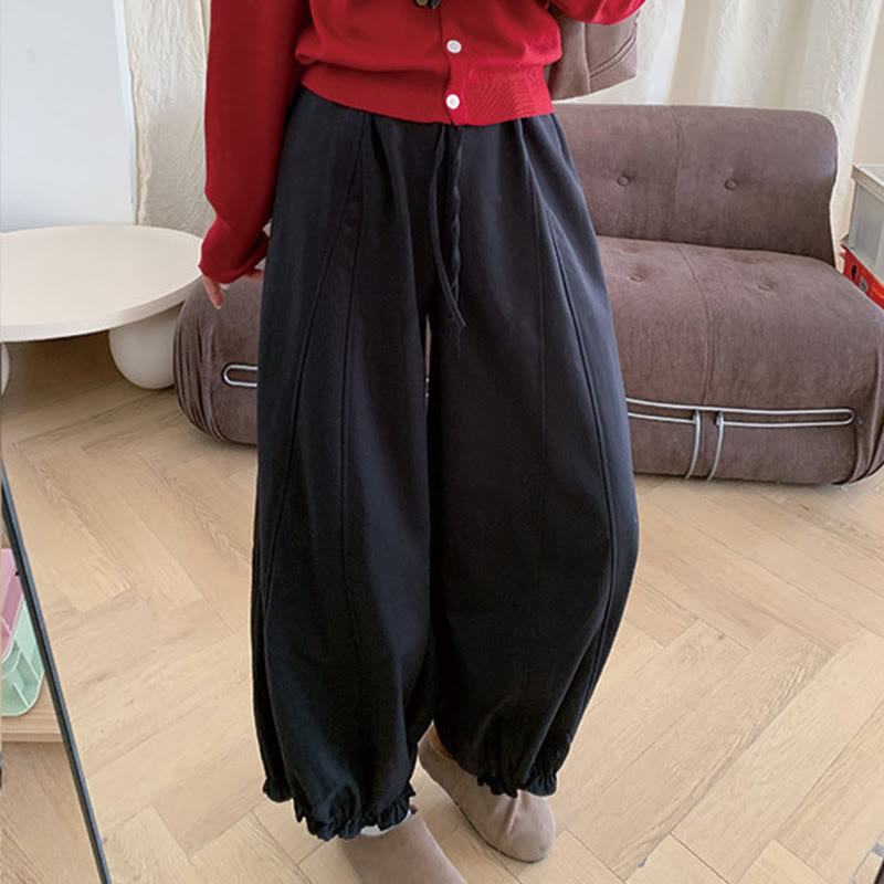 Pantaloni Bud da donna con coulisse e tasche, tinta unita , Buddha Stones - Nero - US6, UK/AU10, EU38 (XL) - image 12