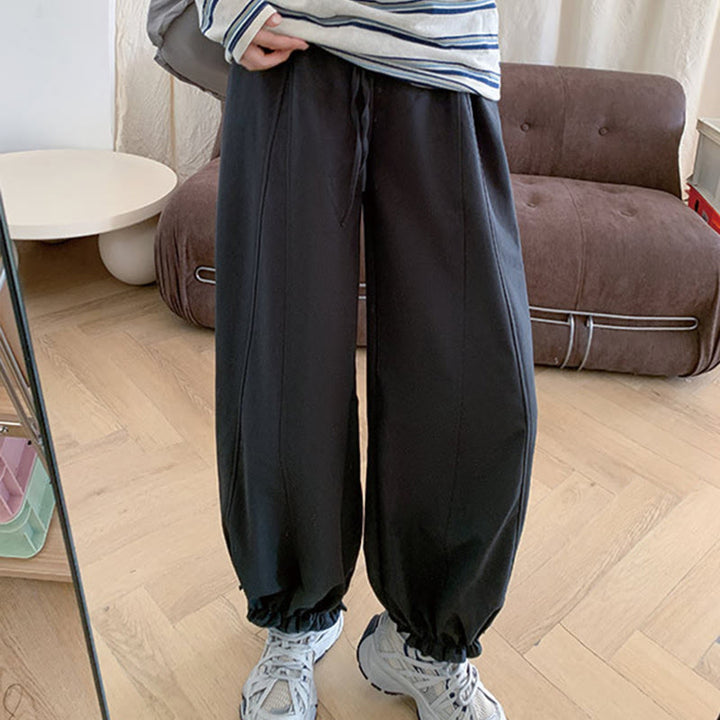 Pantaloni Bud da donna con coulisse e tasche, tinta unita , Buddha Stones - Grigio - US6, UK/AU10, EU38 (XL) - image 16