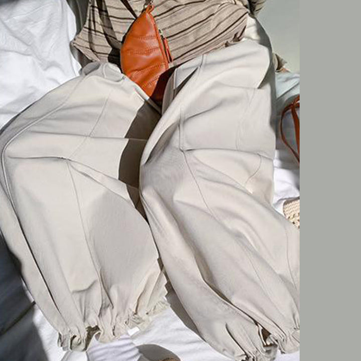 Pantaloni Bud da donna con coulisse e tasche, tinta unita , Buddha Stones - image 9