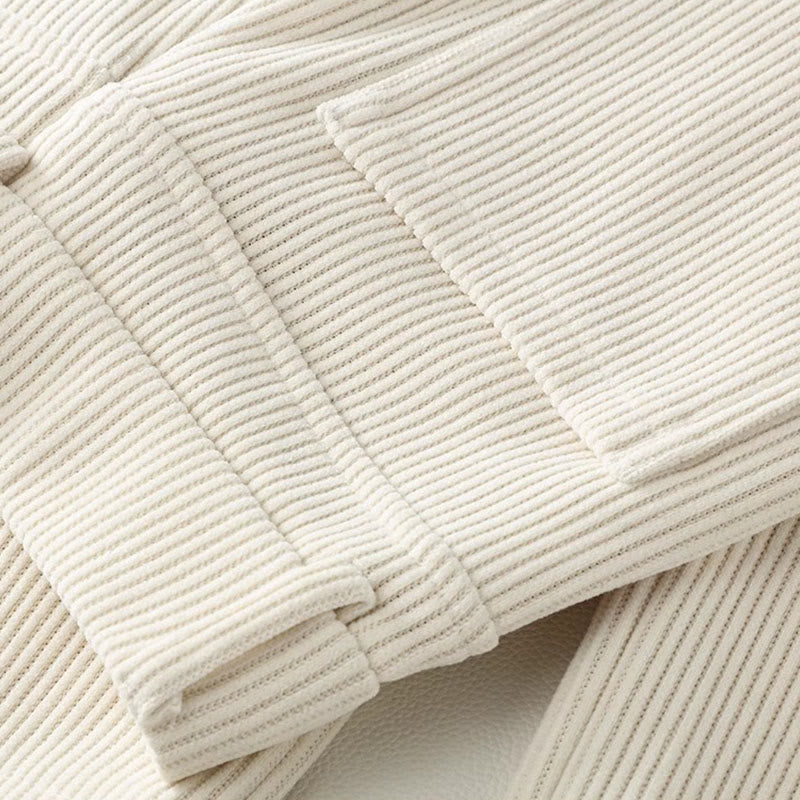 Pantaloni larghi da donna in velluto a coste di cotone con tasche e gamba dritta invernale Buddha Stones - image 3