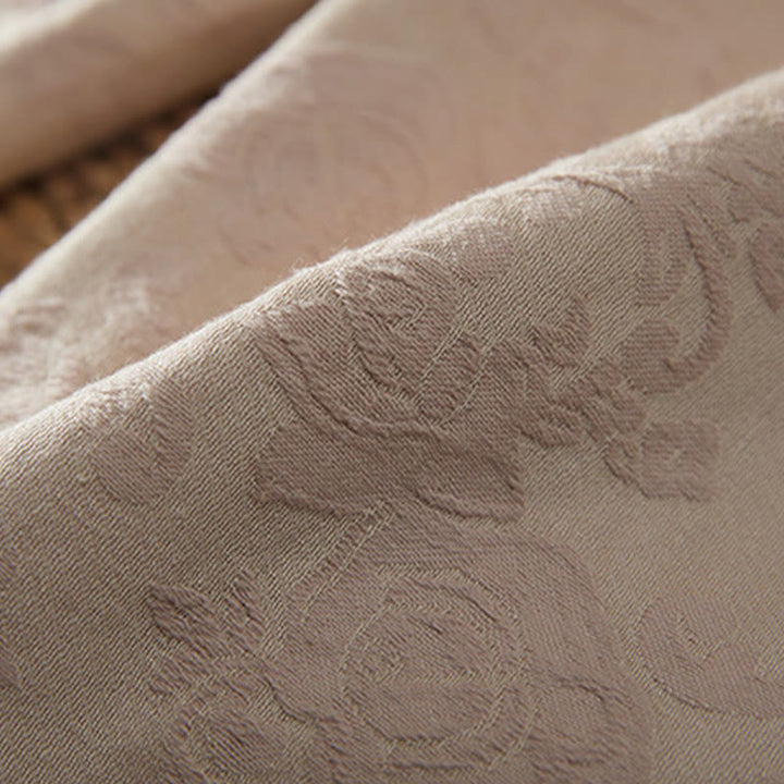 Pantaloni da donna in cotone a gamba larga con tasche, modello jacquard termico invernale Buddha Stones - image 11