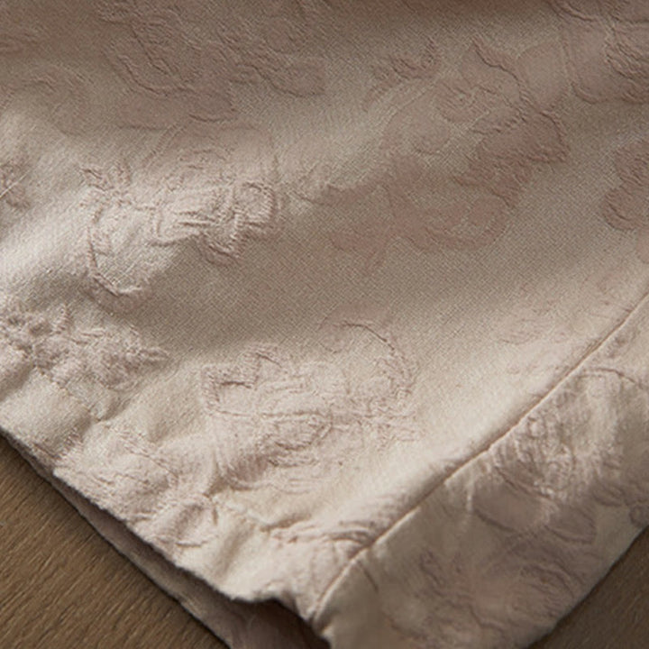 Pantaloni da donna in cotone a gamba larga con tasche, modello jacquard termico invernale Buddha Stones - image 13