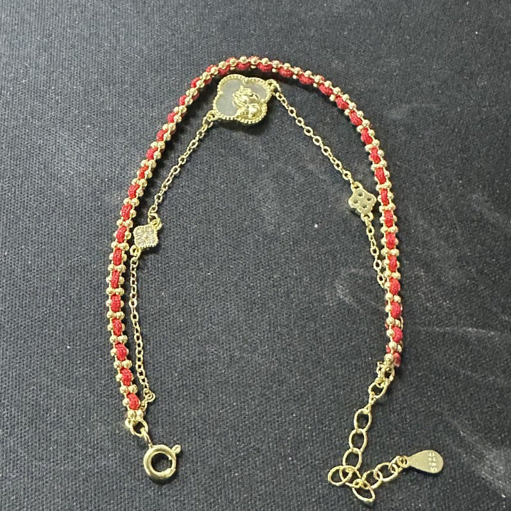 Bracciale Buddha Stones in argento sterling 925 con agata rossa e giada Hetian, simbolo della fiducia nell'anno del cavallo - Giada Hetian (circonferenza del polso: 14-18 cm) - image 8