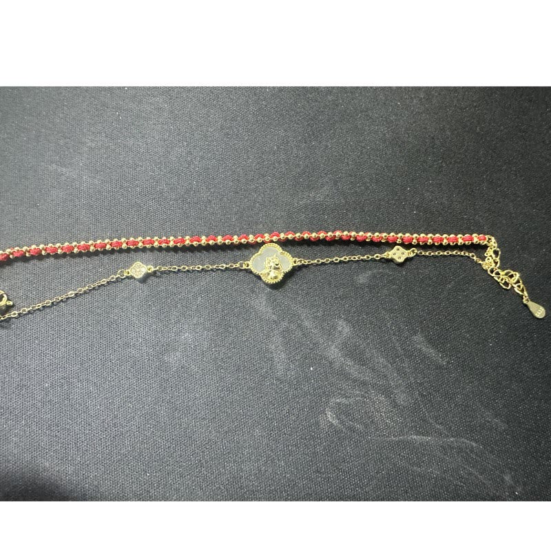 Bracciale Buddha Stones in argento sterling 925 con agata rossa e giada Hetian, simbolo della fiducia nell'anno del cavallo - image 9