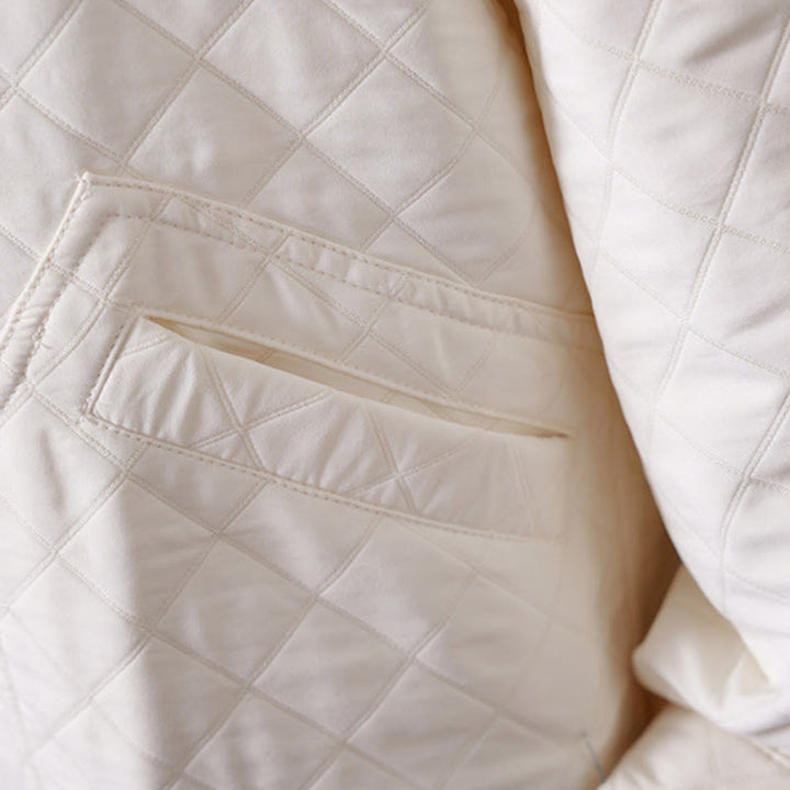 Giacca casual da donna in cotone a maniche lunghe con tasche, tinta Buddha Stones - image 10