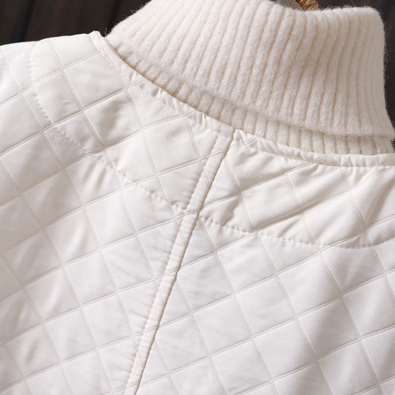 Giacca casual da donna in cotone a maniche lunghe con tasche, tinta Buddha Stones - image 5