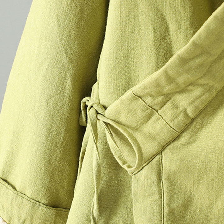 Giacca da donna a maniche lunghe con coulisse e motivo Buddha Stones Zen Meditation - image 4