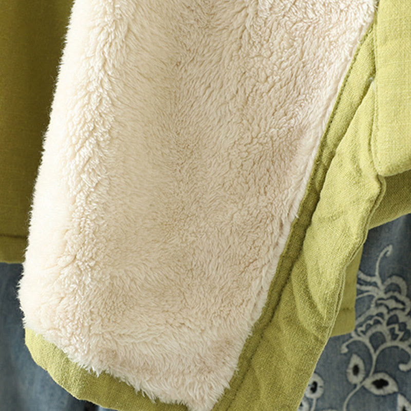 Giacca da donna in cotone a maniche lunghe con coulisse Buddha Stones per meditazione zen - image 5