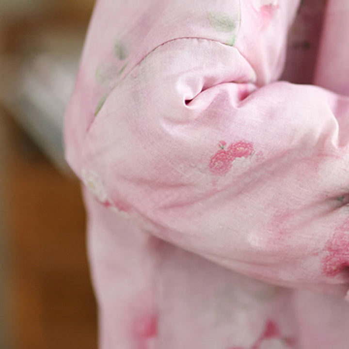 Giacca a maniche lunghe da donna con tasche e stampa di fiori Buddha Stones - image 6