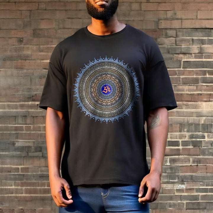 Maglietta con motivo Buddha Stones Mandala Flower OM - image 2