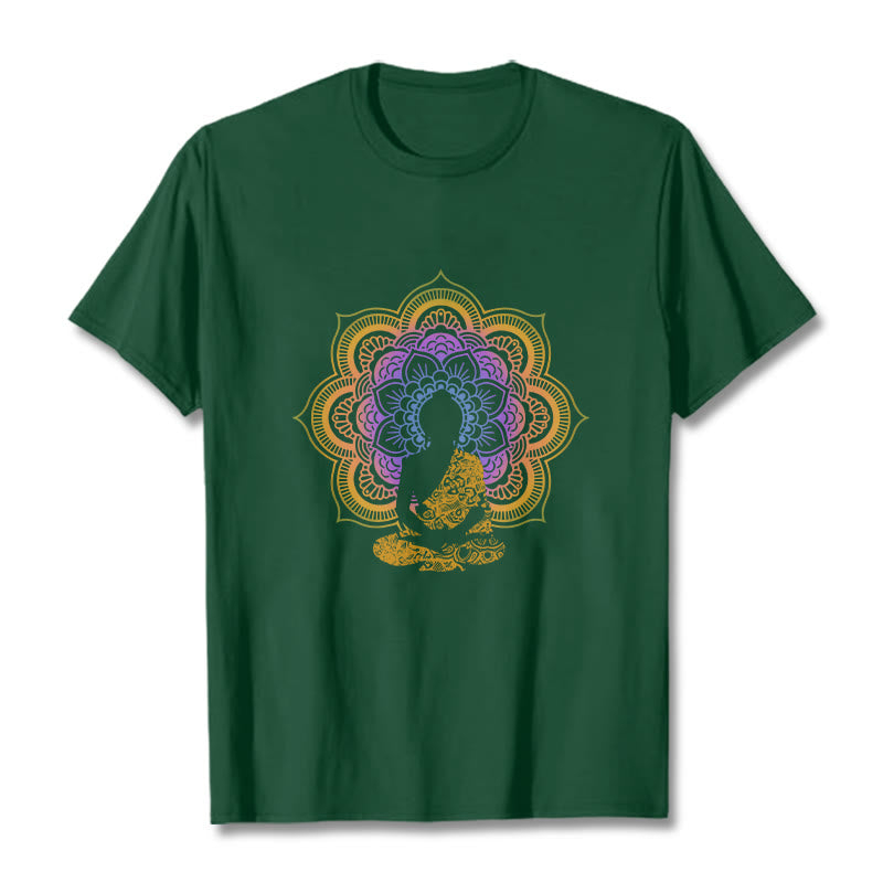 Maglietta con Buddha Stones di Buddha - Verde foresta - 2XL - image 12