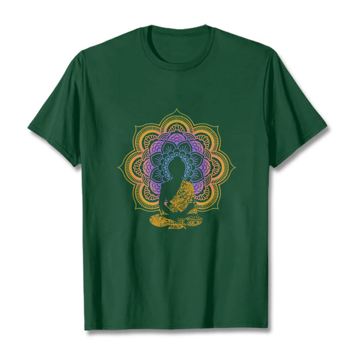 Maglietta con Buddha Stones di Buddha - Verde foresta - 2XL - image 12