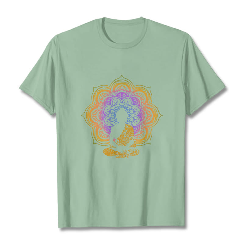 Maglietta con Buddha Stones di Buddha - Verde pallido - 2XL - image 8
