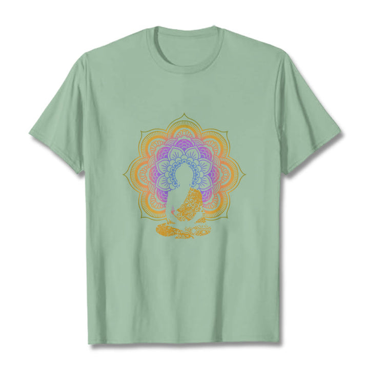 Maglietta con Buddha Stones di Buddha - Verde pallido - 2XL - image 8