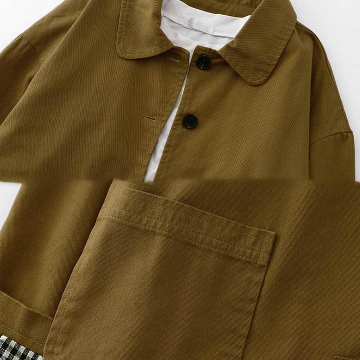 Giacca da donna in cotone con tasche e design patchwork Buddha Buddha Stones Commute - image 1